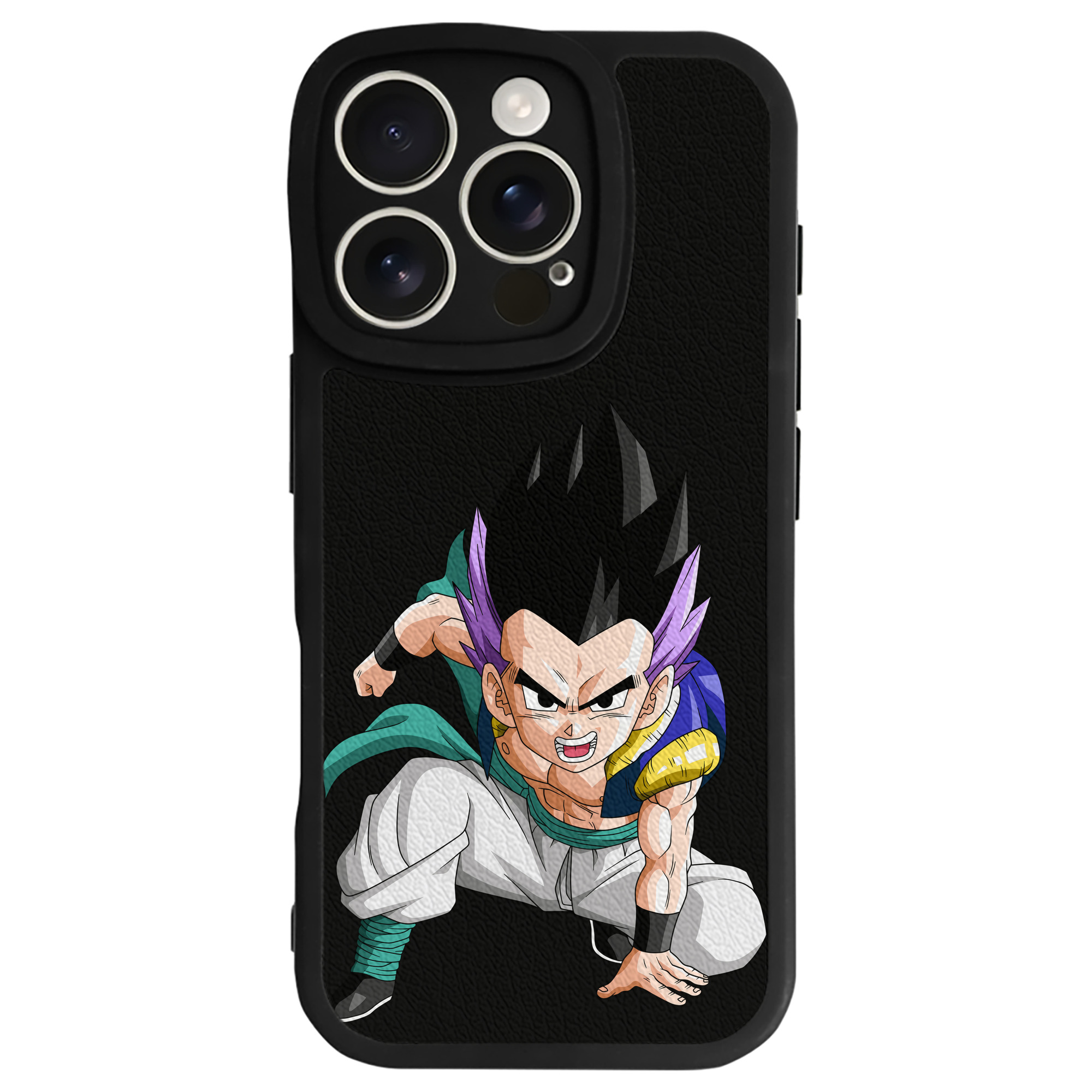 （画像用） ドラゴンボール 孫 悟飯（そんごはん）DRAGON BALL Son Gohan 【iPhone 16シリーズ対応】シリコンスマホケース（レザー調） 材質：シリコン